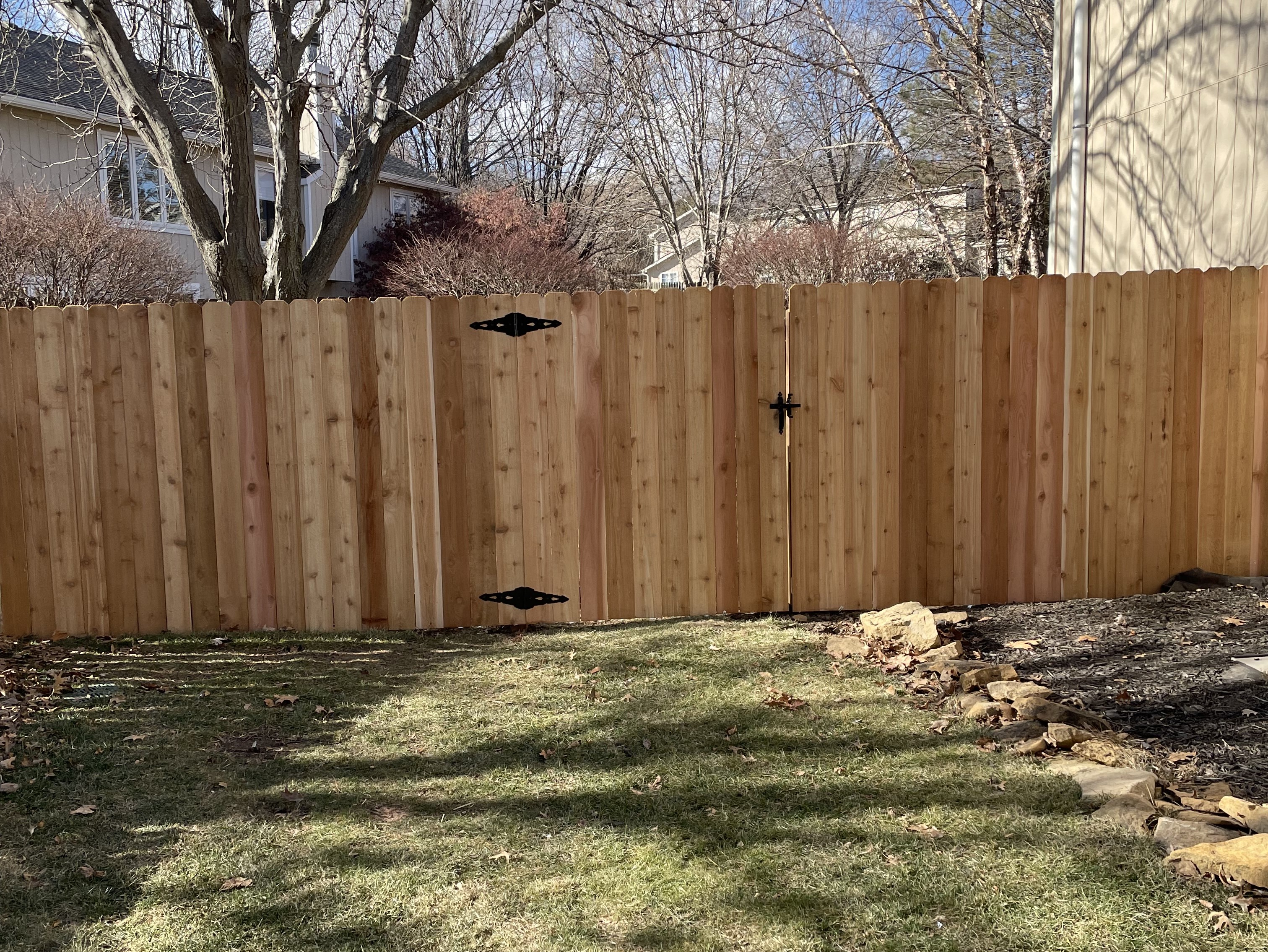 6 Foot privacy wood fence